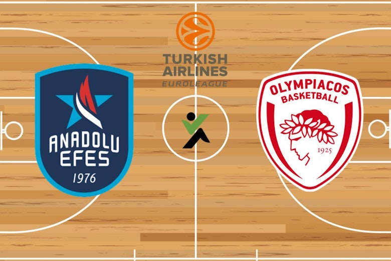 Anadolu Efes  vs Olympiakosz Euroliga kosárlabda